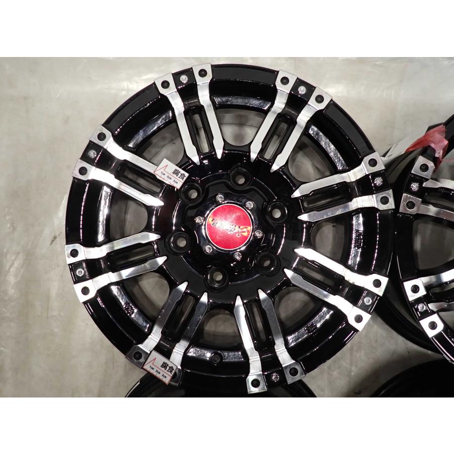 4本SET 会社宛 送料無料 15×6J B-MUD X アルミホイール 6穴 PCD139.7mm