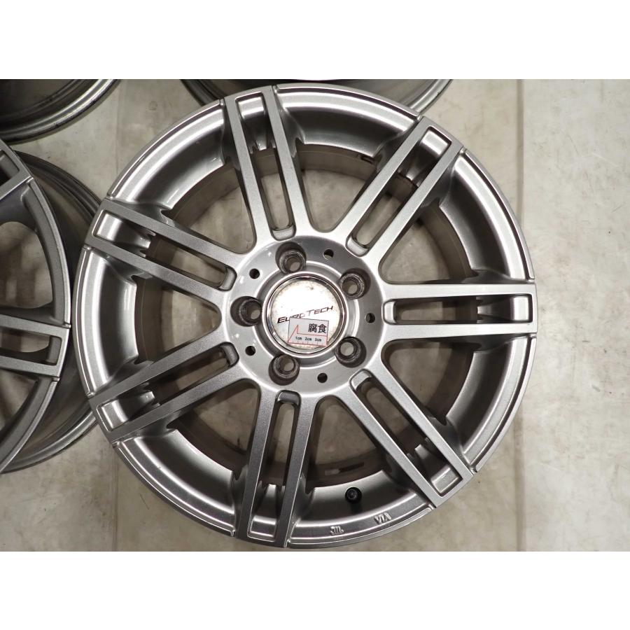 4本SET 会社宛 送料無料 16×6.5J ユーロテック アルミホイール 5