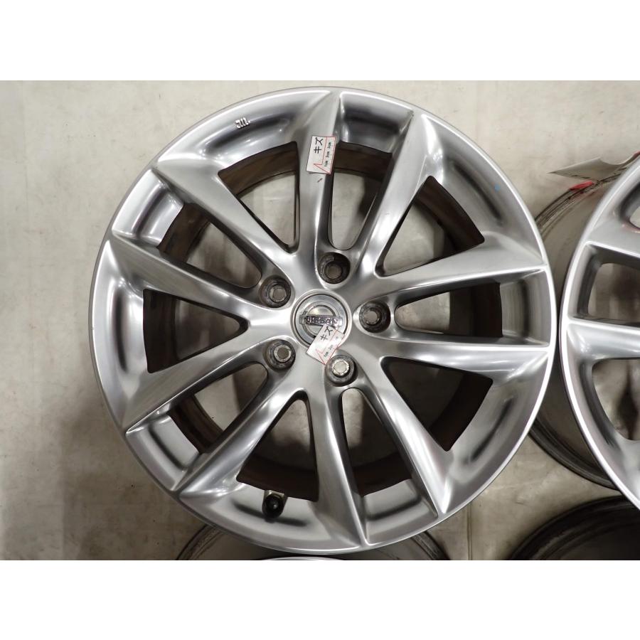 4本SET 会社宛 送料無料 17×7.5J 日産 純正 アルミ ホイール 5穴