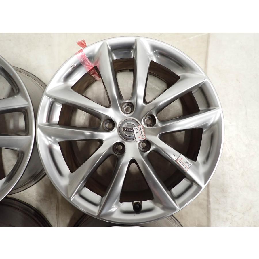 4本SET 会社宛 送料無料 17×7.5J 日産 純正 アルミ ホイール 5穴