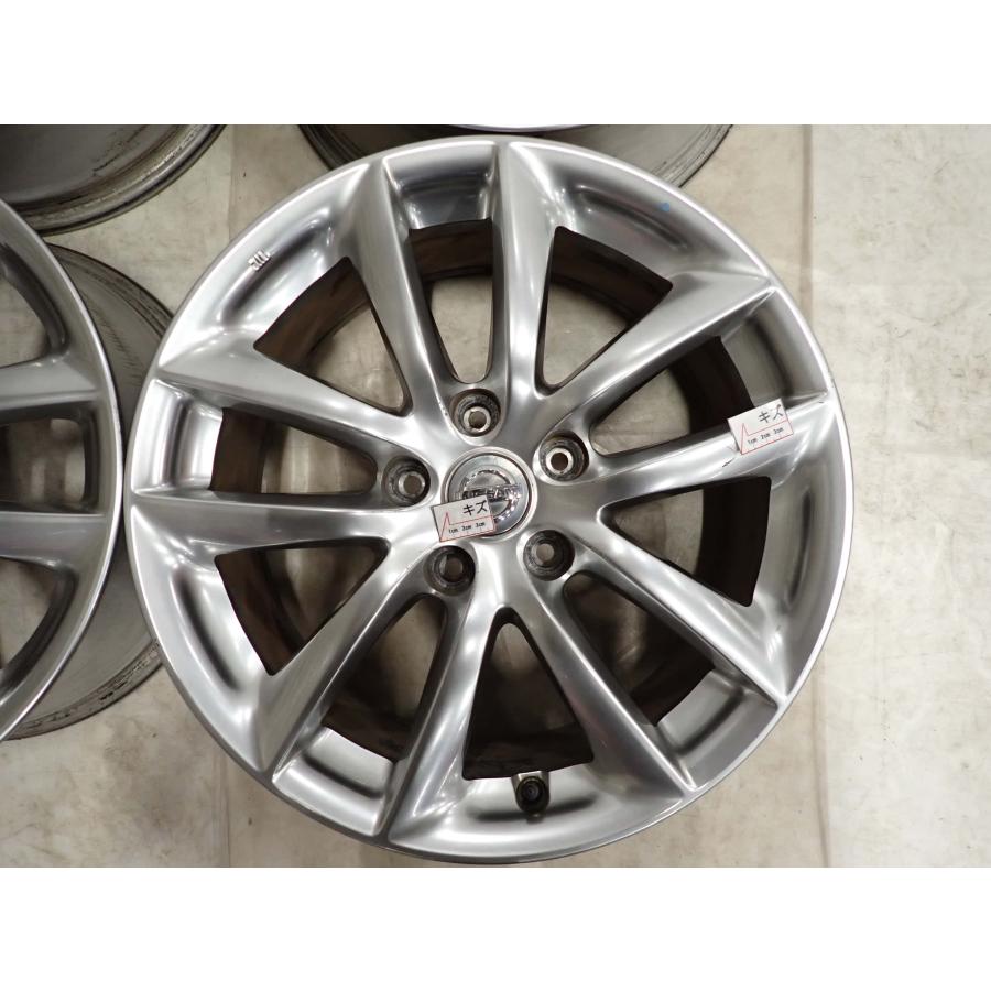 4本SET 会社宛 送料無料 17×7.5J 日産 純正 アルミ ホイール 5穴