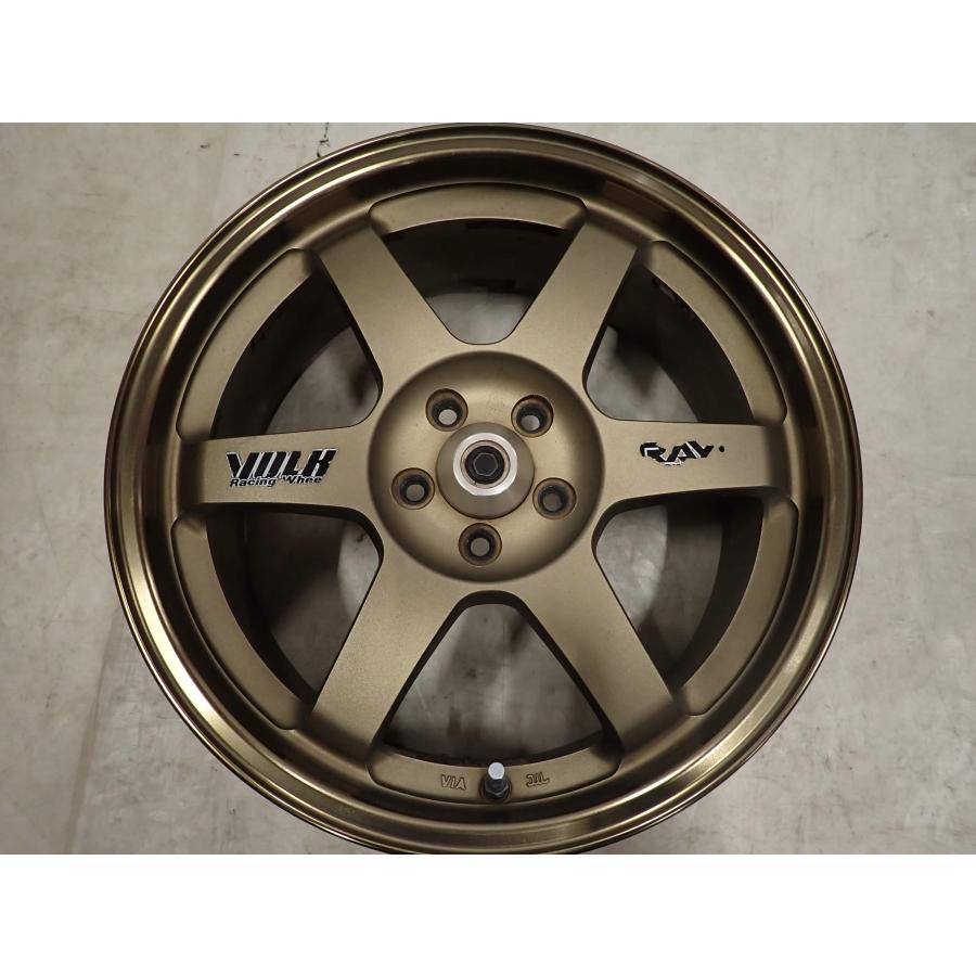 RAYS VOLKRACING TE37 希少! 軽量! 鍛造 ブロンズ 4本 4本SET 会社宛 送料無料 17×7.5J RAYS VOLKRACING TE37 FORGED