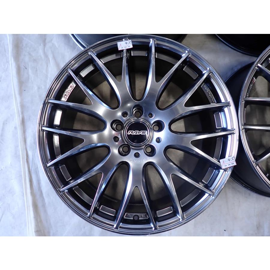 4本SET 会社宛送料無料 19×8J RAYS HOMURA 2x9 Plus アルミ ホイール 5