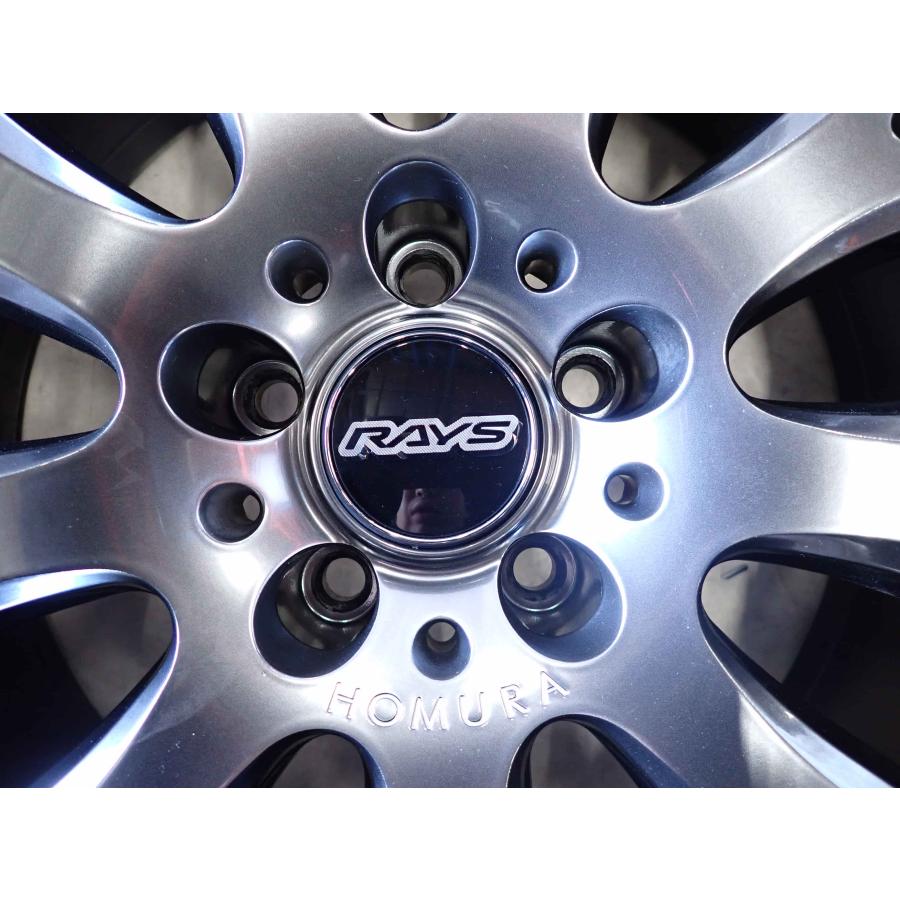 4本SET 会社宛送料無料 19×8J RAYS HOMURA 2x9 Plus アルミ ホイール 5