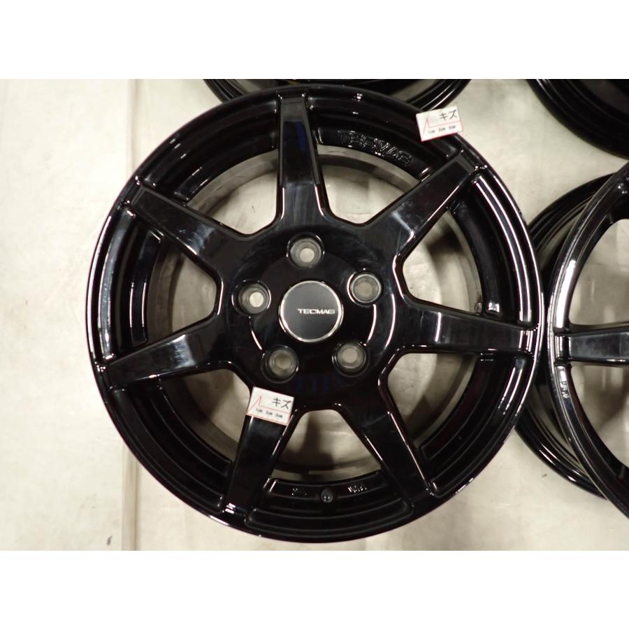 4本 会社宛 送料無料 15×5.5J TECMAG アルミ ホイール 5穴 PCD 112mm +
