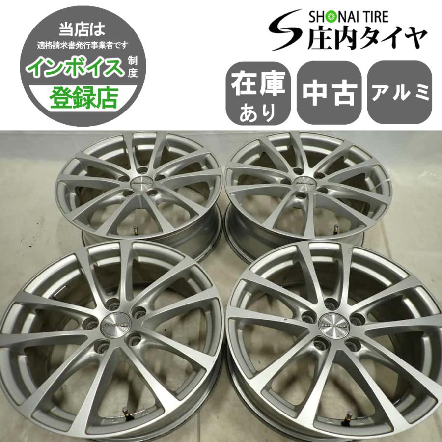 4本SET 会社宛 送料無料 17×7J ユーロデザイン アルミ ホイール 5穴