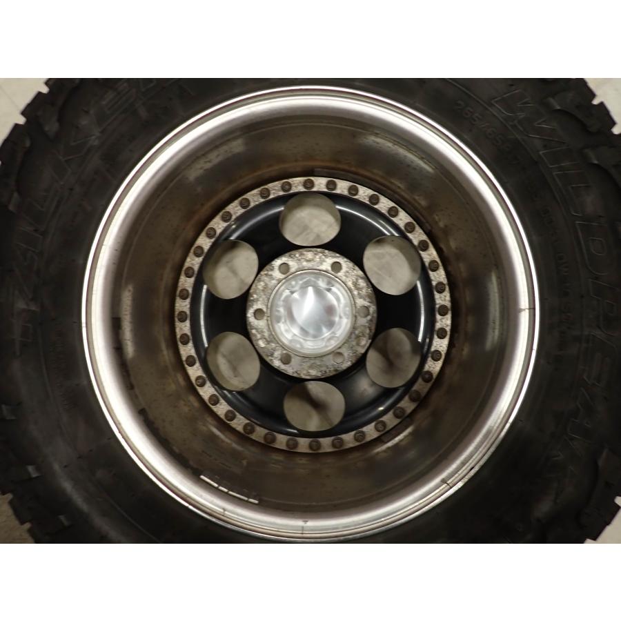夏4本SET 会社宛送料無料 265/65R17×8J 116S ファルケン WILDPEAK 2020年製 RIDE CUSTOM WHEELS 3ピース アルミ ランクル サーフ NO,F4946の画像