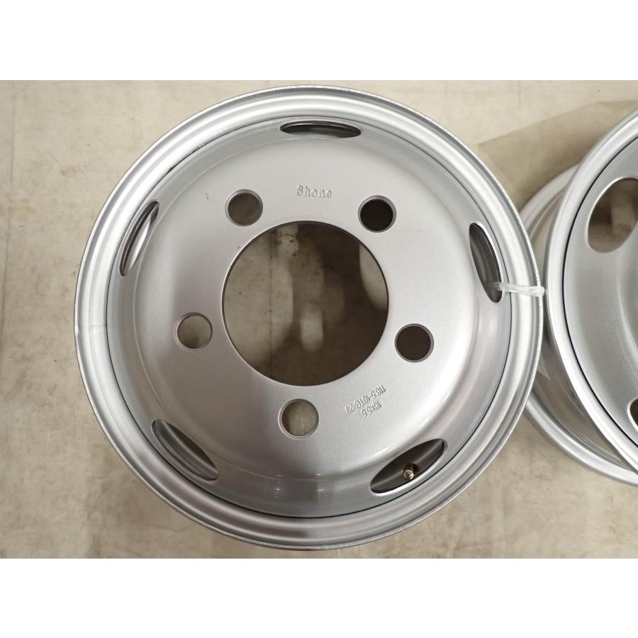 2本SET 会社宛 送料無料 16×5.5J SHONE トラック スチールホイール 鉄 