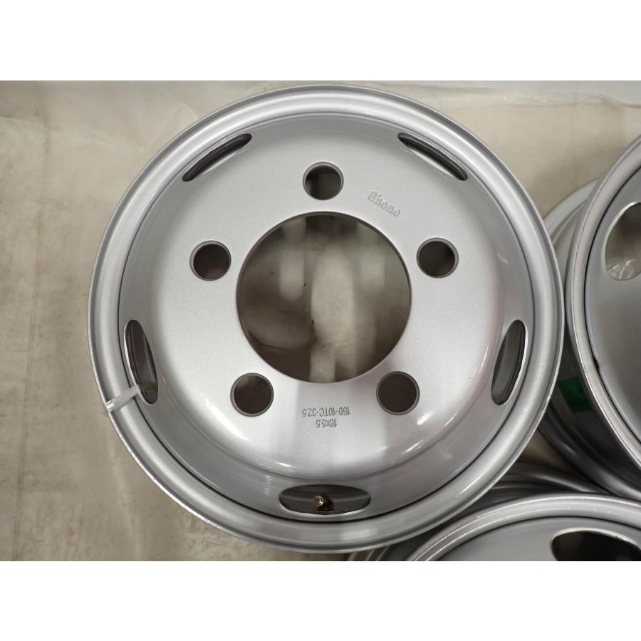 6本SET 会社宛 送料無料 16×5.5J SHONE トラック スチールホイール 鉄