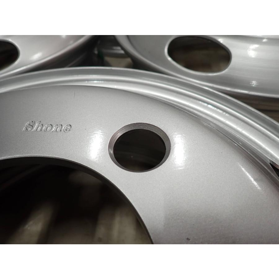 6本SET 会社宛 送料無料 16×5.5J SHONE トラック スチールホイール 鉄
