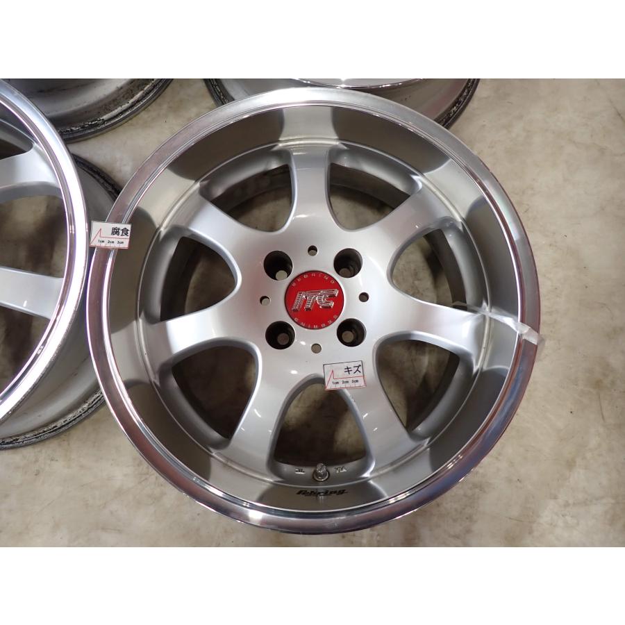 4本 会社宛 送料無料 16×7J RAYS ITCスポーツ 深リム アルミ 4穴 PCD