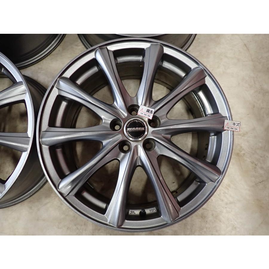4本SET 会社宛 送料無料 17×7J デザイン アルミ ホイール 5穴 PCD