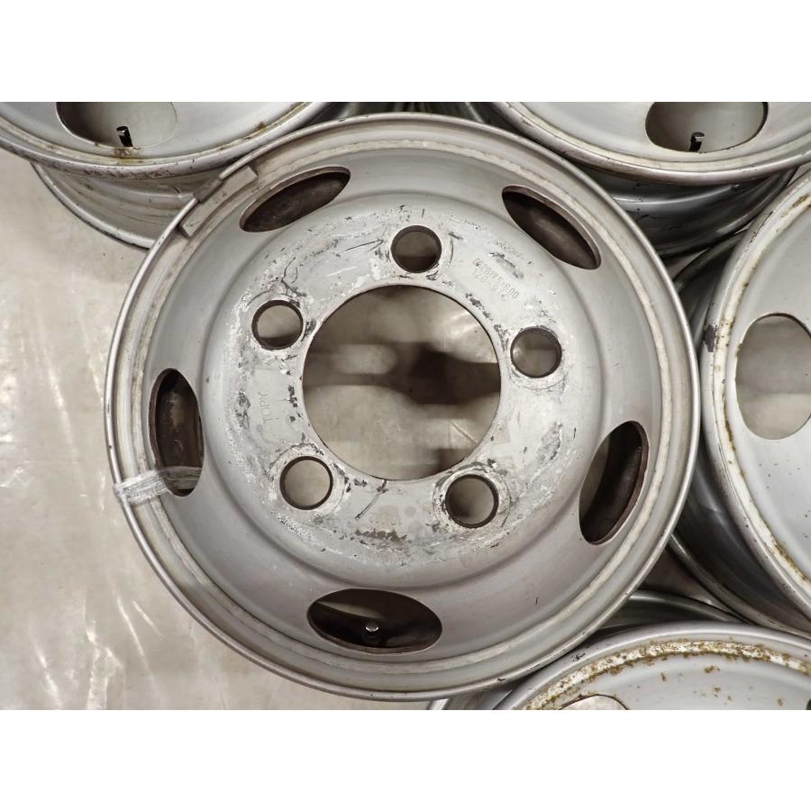 6本SET 会社宛 送料無料 17.5×6.00J TOPY 鉄ホイール スチール 5穴