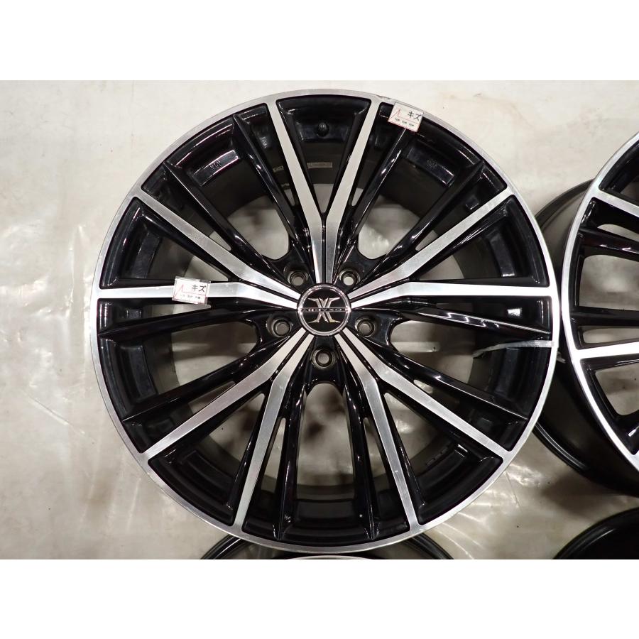 4本SET 会社宛 送料無料 20×8.5J BADX ロクサーニマグナス アルミ 5穴