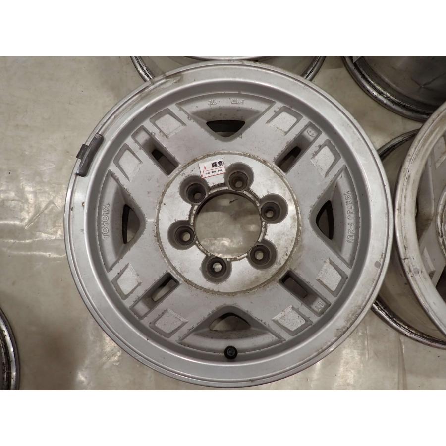 4本SET 会社宛 送料無料 15×7J トヨタ 78系 プラド 純正 アルミ 6穴