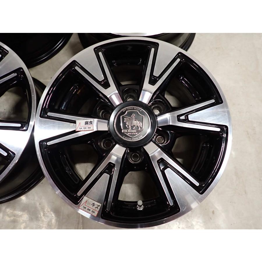 ベアロック DD ホイール17インチ7.5J+25 PCD139.7ハブ110 DUNLOP（ダンロップ） 4本SET 会社宛 送料無料 15×6J KOSEI ベアロック
