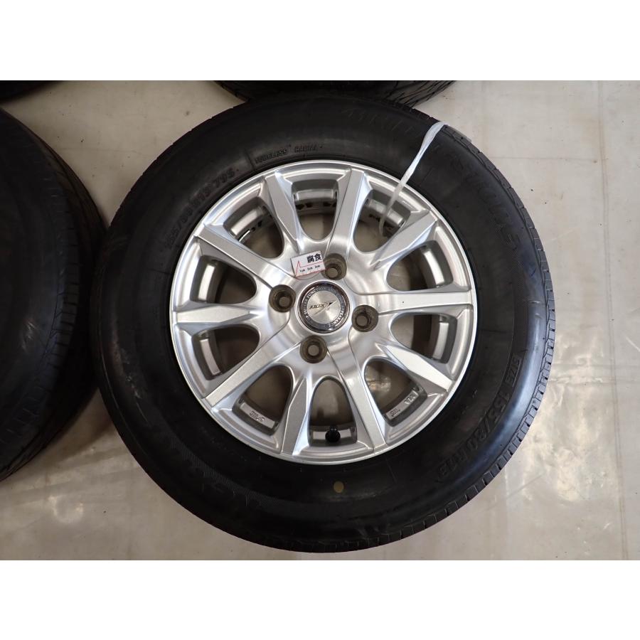 NEXTRY 夏4本SET 会社宛 送料無料 155/80R13×5J 79S ブリヂストン BS 