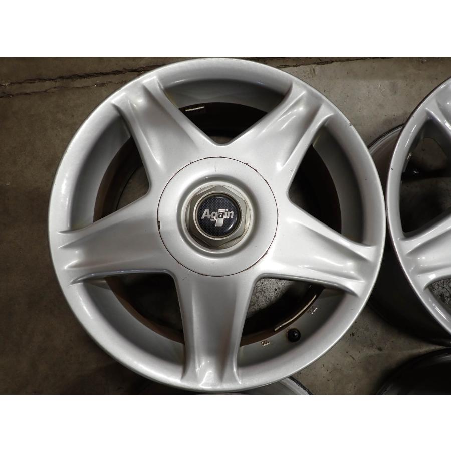 iceGUARD 4本SET 会社宛 送料無料 15×6.5J Again アルミ 4穴 5穴 PCD 