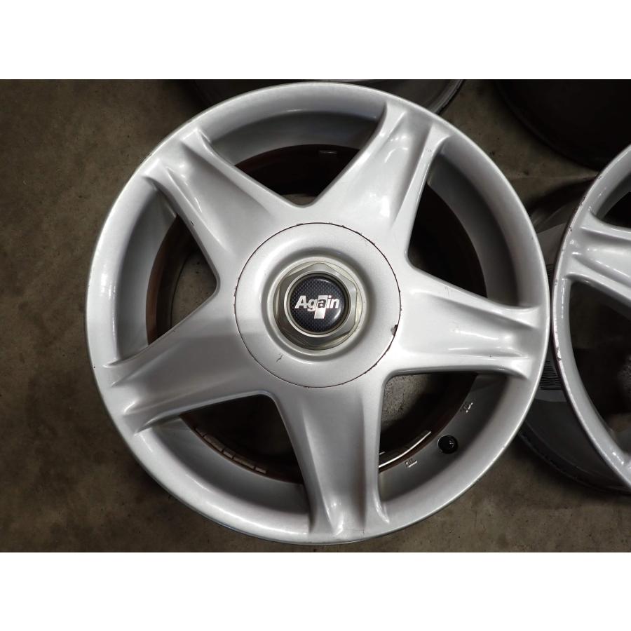 iceGUARD 4本SET 会社宛 送料無料 15×6.5J Again アルミ 4穴 5穴 PCD 