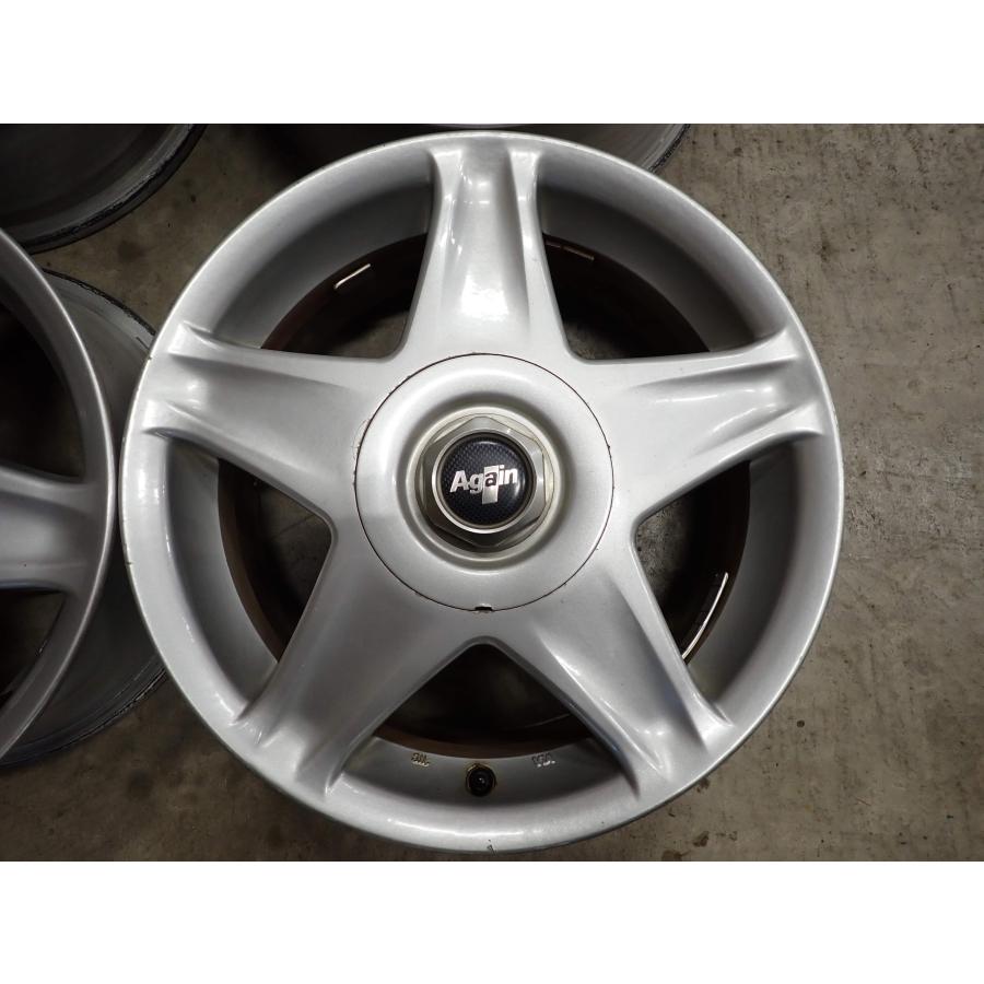 iceGUARD 4本SET 会社宛 送料無料 15×6.5J Again アルミ 4穴 5穴 PCD 