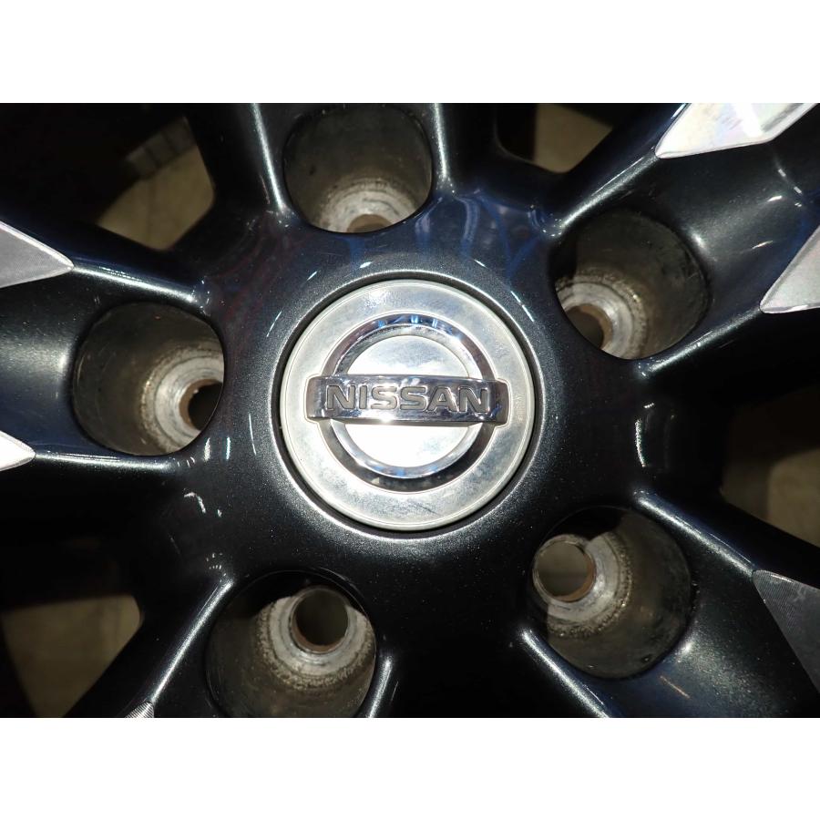 4本SET 会社宛 送料無料 17×6.5J 日産 純正 アルミ ホイール 5穴 PCD 114.3mm +45 ハブ径66mm リーフ 店頭交換OK ノーマル戻し NO,F6259の画像