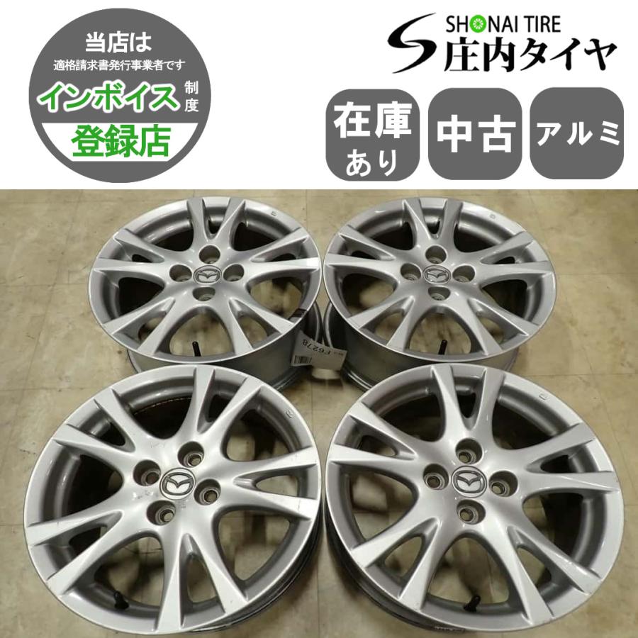4本SET 会社宛 送料無料 16×6.5J マツダ MAZDA 純正 アルミホイール 4 