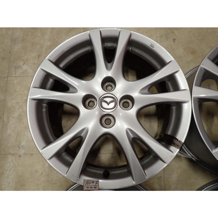 4本SET 会社宛 送料無料 16×6.5J マツダ MAZDA 純正 アルミホイール 4