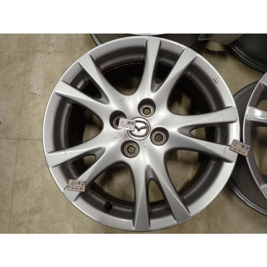 4本SET 会社宛 送料無料 16×6.5J マツダ MAZDA 純正 アルミホイール 4