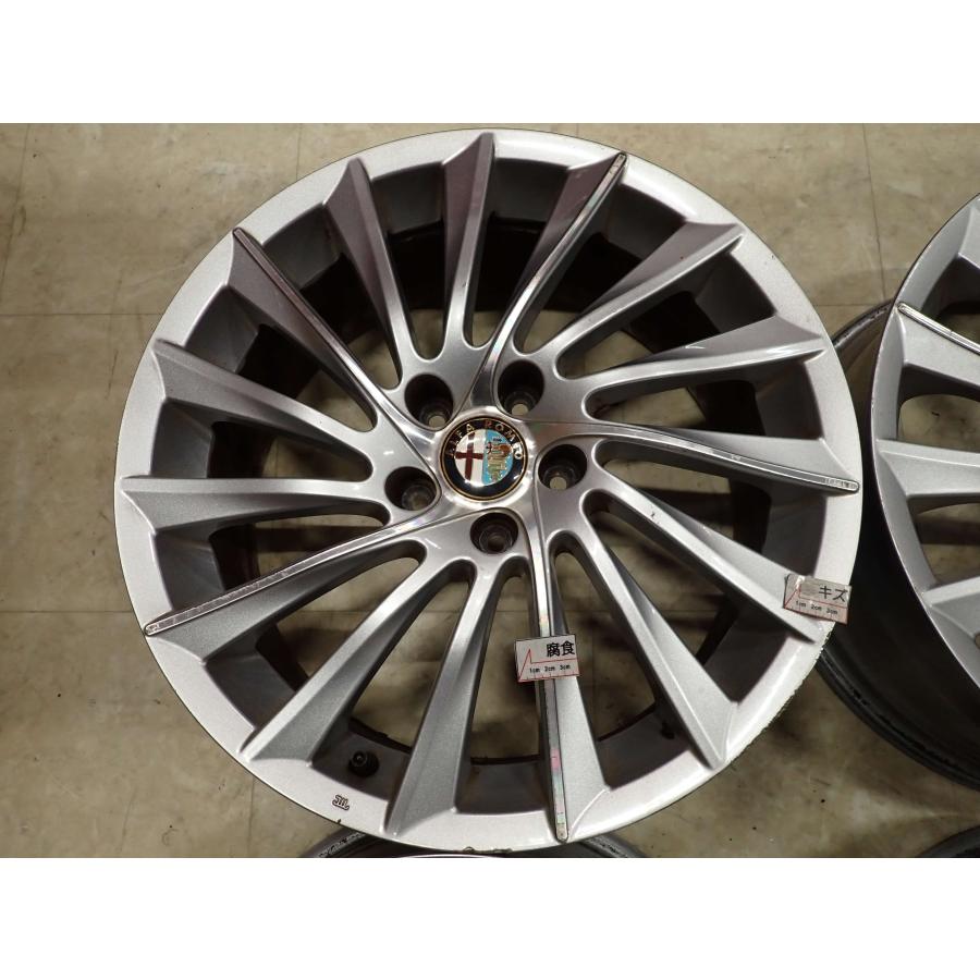 4本購入必須】アルファロメオジュリエッタ18インチ純正アルミホイール(2/4)