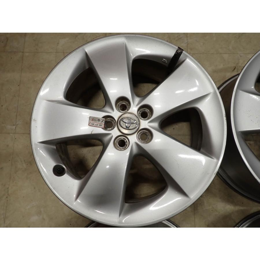 【美品】トヨタ プリウス 30系 純正 アルミホイール 17インチ 7J +50 4本SET 会社宛 送料無料 17×7J トヨタ 30系プリウス 純正アルミ