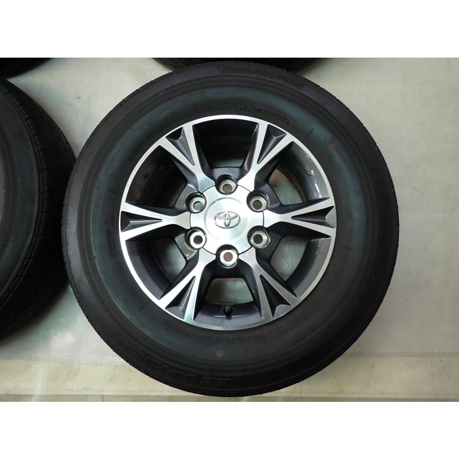 woxujingzhai様 ECOPIA RD613 15インチ タイヤ 4本 エコピア 送料無料 200系 ハイエース 純正 新車外し