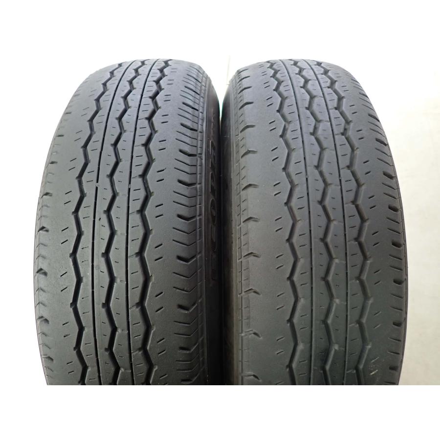 woxujingzhai様 ECOPIA RD613 15インチ タイヤ 4本 夏4本SET 会社宛 送料無料 195/80R15×6J 107/105 LT