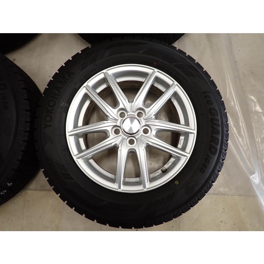 iceGUARD 冬4本 会社宛 送料無料 195/65R15×6J 91Q ヨコハマ アイス