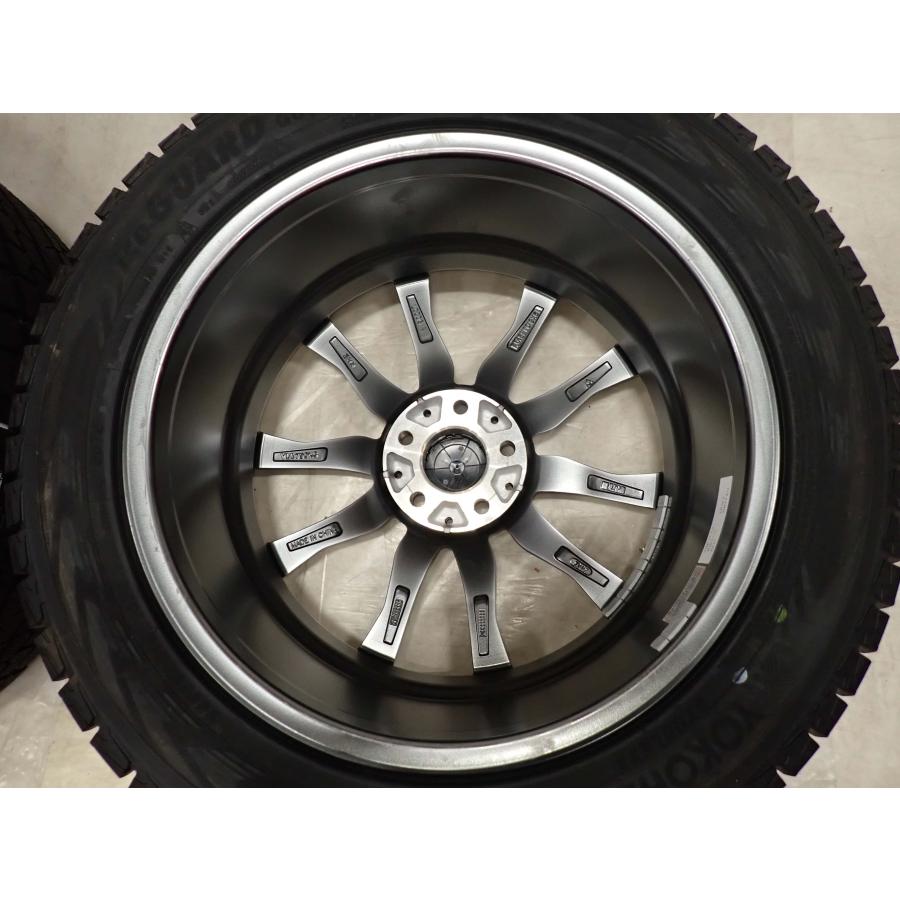 冬4本SET 会社宛 送料無料 255/50R19×8J 107Q ヨコハマ アイスガード G075 2023年製 EUROTECH アルミ ベンツ Mクラス W164 W166 NO,F7121_5