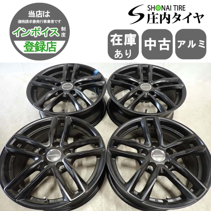 ★EUROTECH 16x6.5J ホイールセット 4本 ★③ 4本SET 会社宛 送料無料 16×6.5J EUROTECH アルミ 5穴 PCD 112mm +29