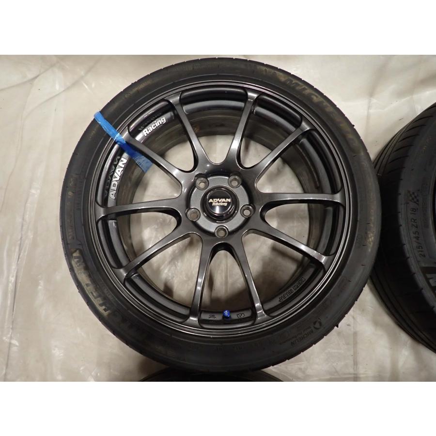 PILOT 夏4本SET 会社宛 送料無料 215/45ZR18×7.5J ミシュラン