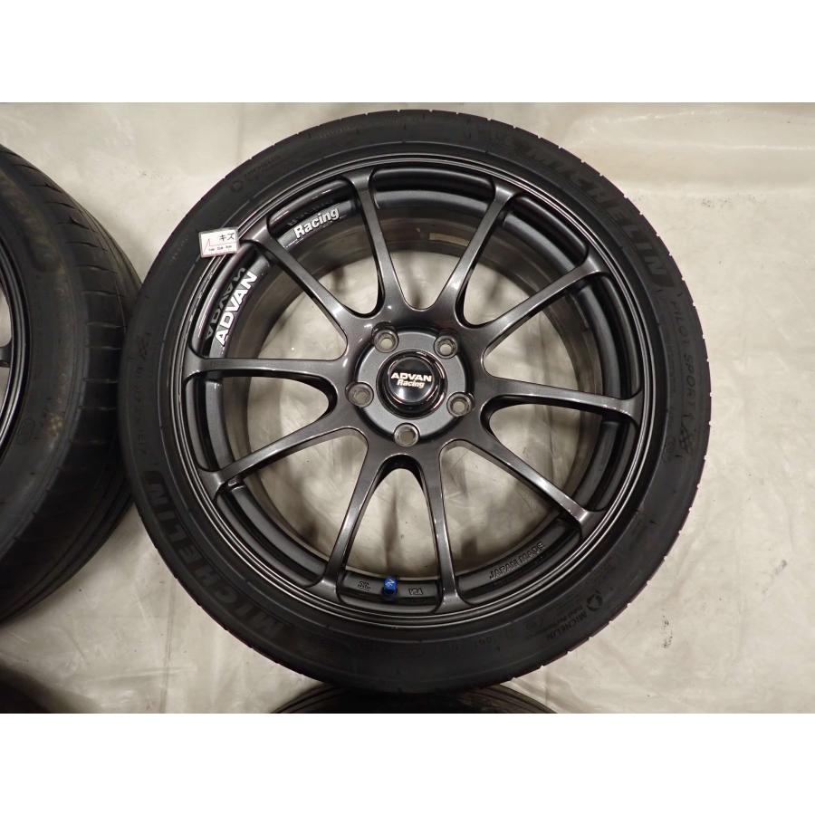 PILOT 夏4本SET 会社宛 送料無料 215/45ZR18×7.5J ミシュラン
