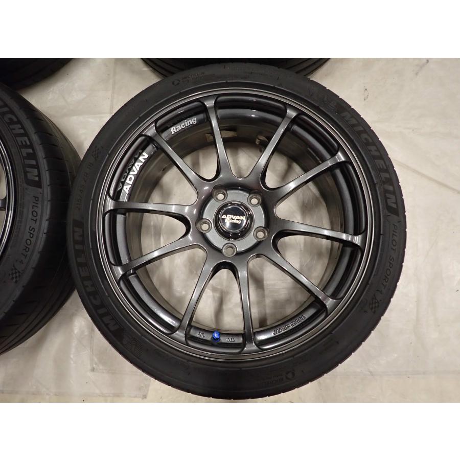 PILOT 夏4本SET 会社宛 送料無料 215/45ZR18×7.5J ミシュラン