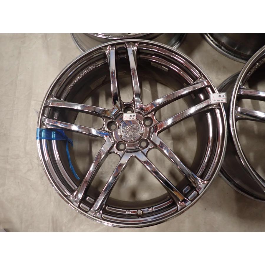 DSX 4本 会社宛 送料無料 19×8J YOKOHAMA AVS MODEL T5 アルミ 5穴