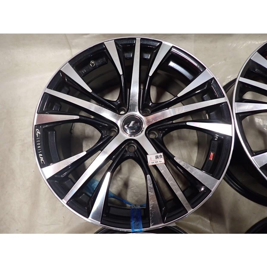 ①Weds LEONIS 18×8J 114.3 +42 4本 DSX 4本SET 会社宛 送料無料 18×8J WEDS レオニス アルミ 5穴 PCD