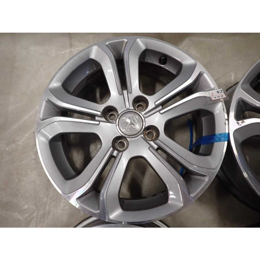 DSX 4本SET 会社宛 送料無料 16×6J プジョー 208 純正 アルミ 4穴 PCD