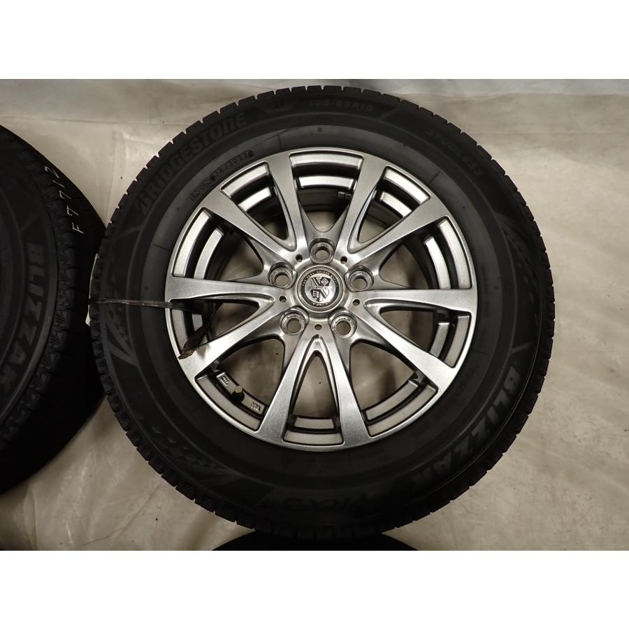 BRIDGESTONE（ブリヂストン） 冬4本SET 会社宛 送料無料 195/65R15×6J 