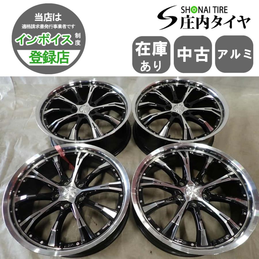 4本SET 会社宛 送料無料 19×8J クリフクライム TC-02 アルミホイール 5 