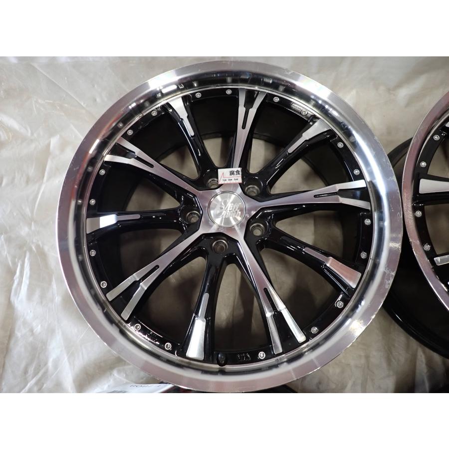 4本SET 会社宛 送料無料 19×8J クリフクライム TC-02 アルミホイール 5 