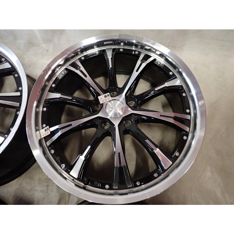 4本SET 会社宛 送料無料 19×8J クリフクライム TC-02 アルミホイール 5