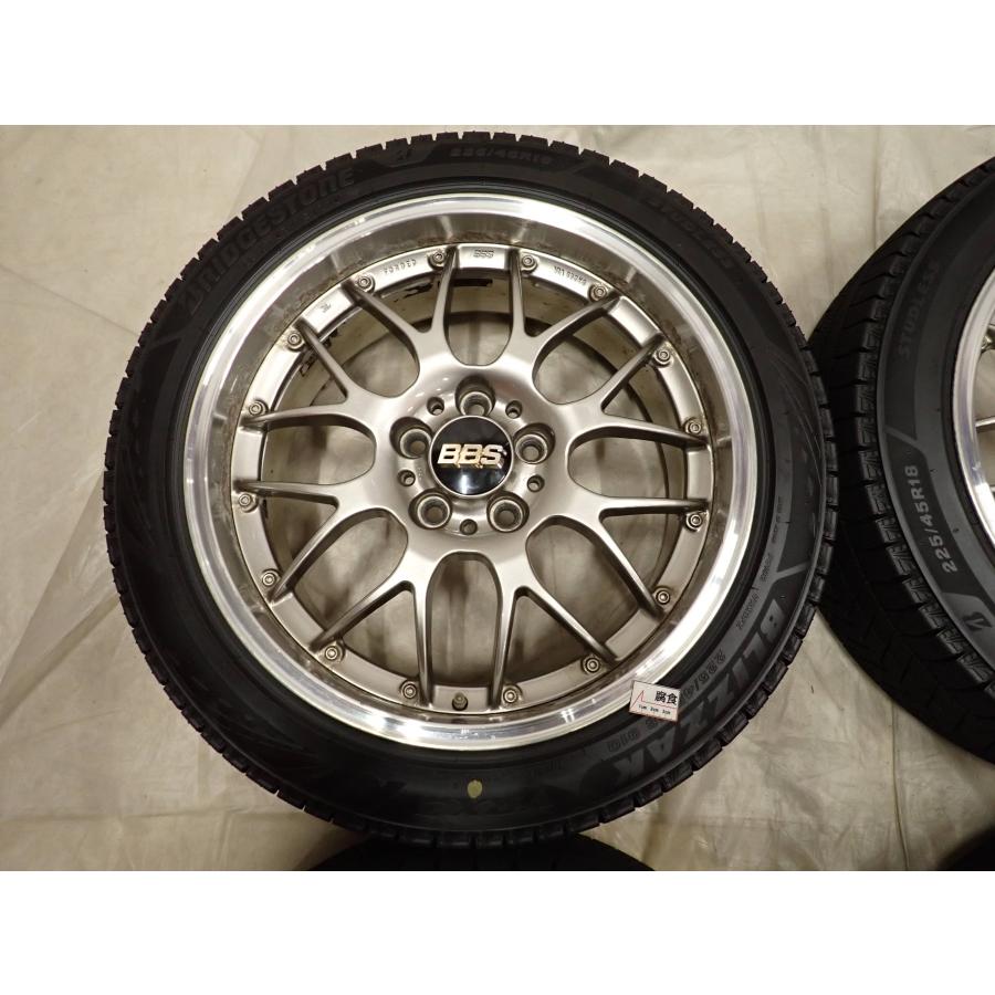 BRIDGESTONE（ブリヂストン） 冬4本 会社宛送料無料 225/45R18×8J 91Q