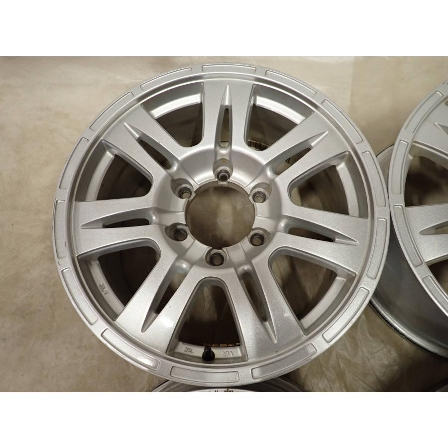 4本SET 会社宛 送料無料 17×7.5J MAD CROSS マッドクロス アルミホイール 6穴 PCD139.7mm +28 ハブ径110mm ランクル プラド 特価 NO,F8228の画像