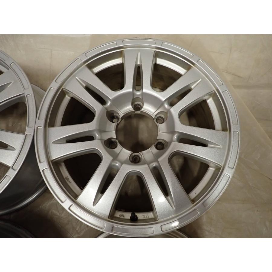 4本SET 会社宛 送料無料 17×7.5J MAD CROSS マッドクロス アルミホイール 6穴 PCD139.7mm +28 ハブ径110mm ランクル プラド 特価 NO,F8228の画像