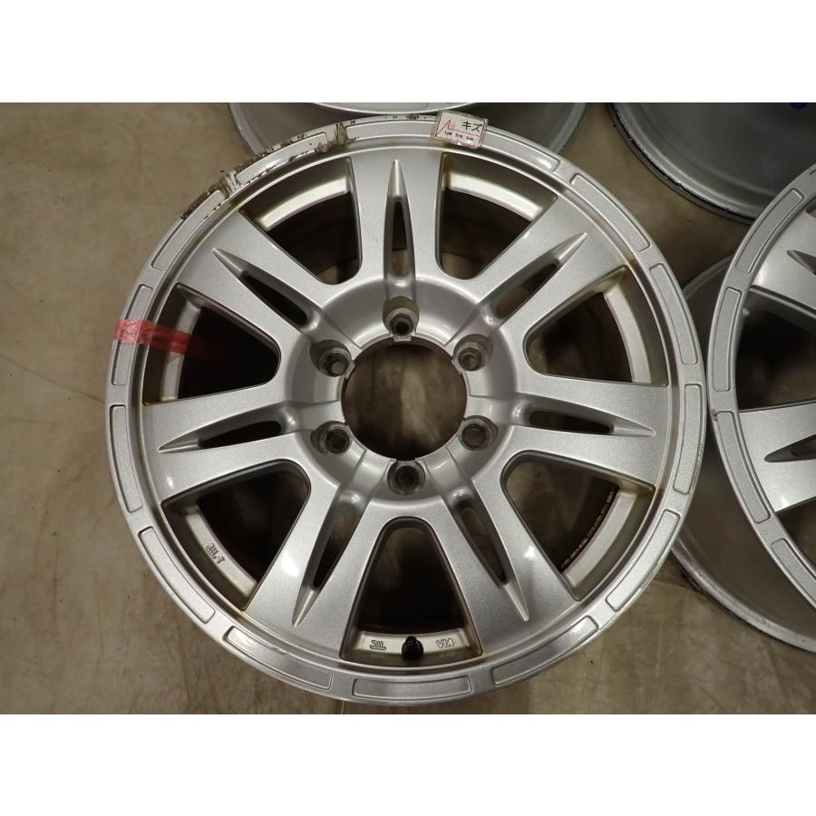 4本SET 会社宛 送料無料 17×7.5J MAD CROSS マッドクロス アルミホイール 6穴 PCD139.7mm +28 ハブ径110mm ランクル プラド 特価 NO,F8228の画像