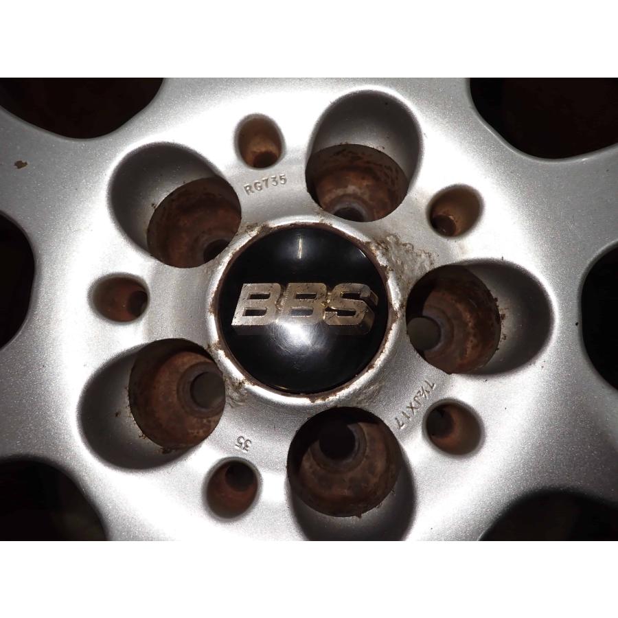 4本SET 会社宛 送料無料 17×7.5J BBS RG735 アルミホイール 5穴